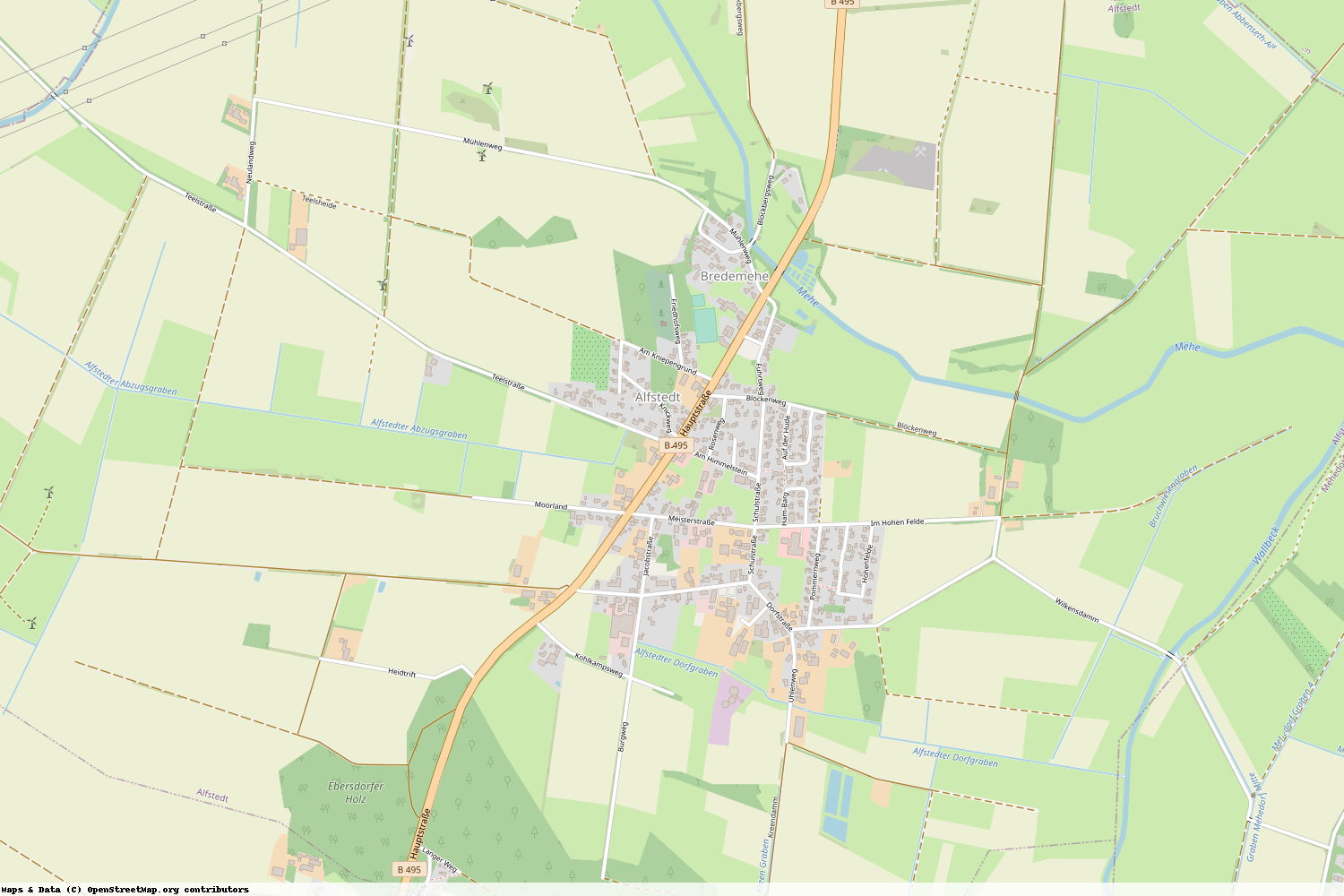 Ist gerade Stromausfall in Niedersachsen - Rotenburg (Wümme) - Alfstedt?