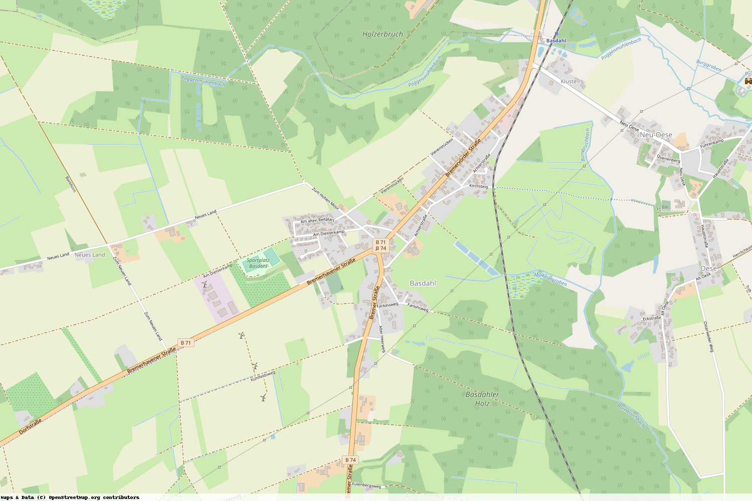 Ist gerade Stromausfall in Niedersachsen - Rotenburg (Wümme) - Basdahl?