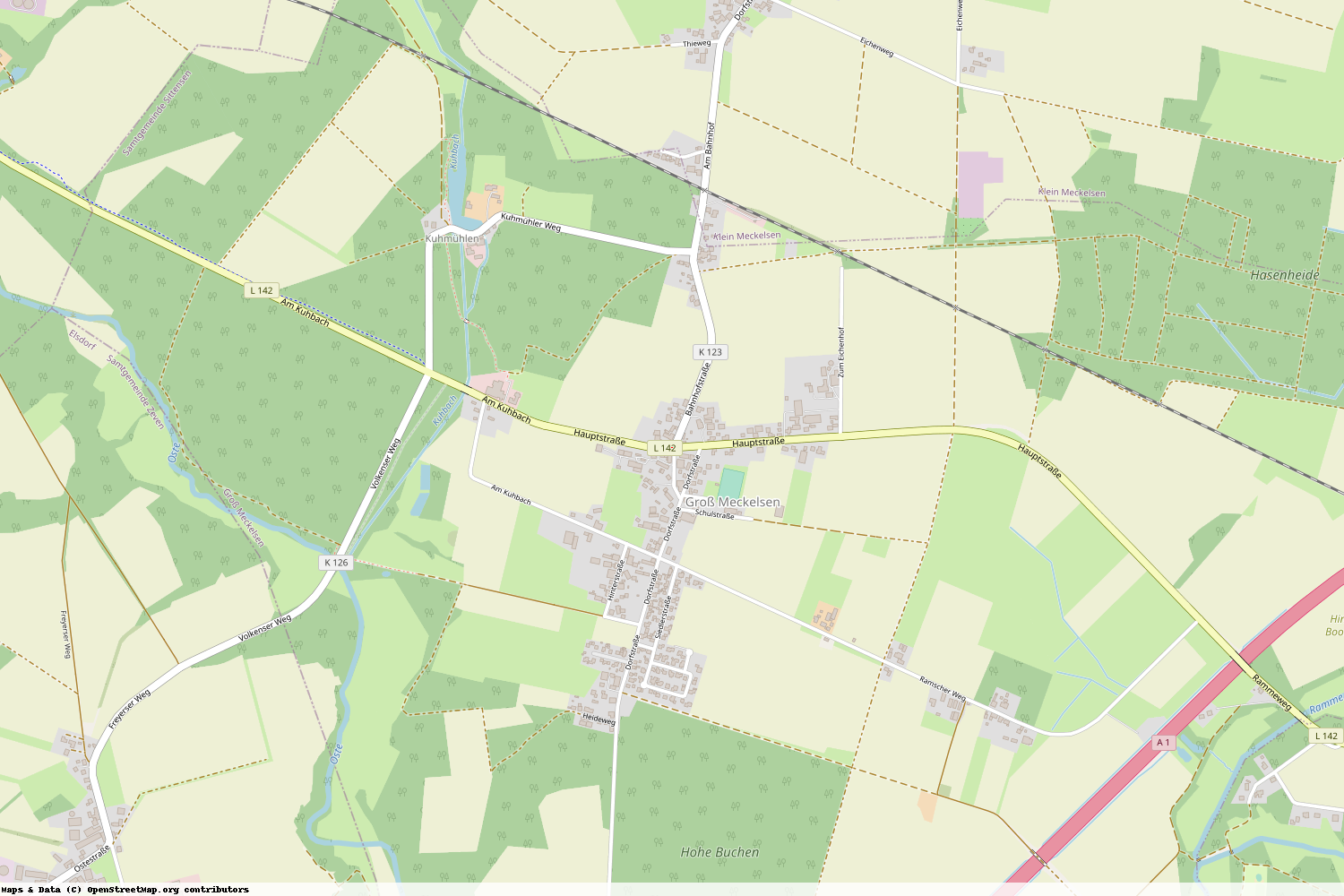 Ist gerade Stromausfall in Niedersachsen - Rotenburg (Wümme) - Groß Meckelsen?