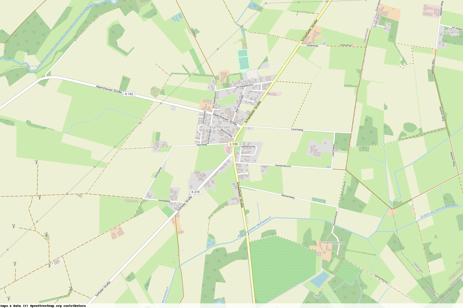 Ist gerade Stromausfall in Niedersachsen - Rotenburg (Wümme) - Hamersen?