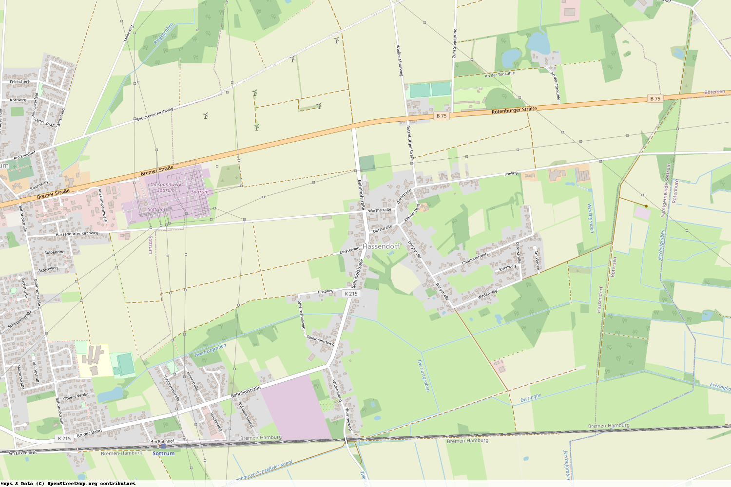 Ist gerade Stromausfall in Niedersachsen - Rotenburg (Wümme) - Hassendorf?