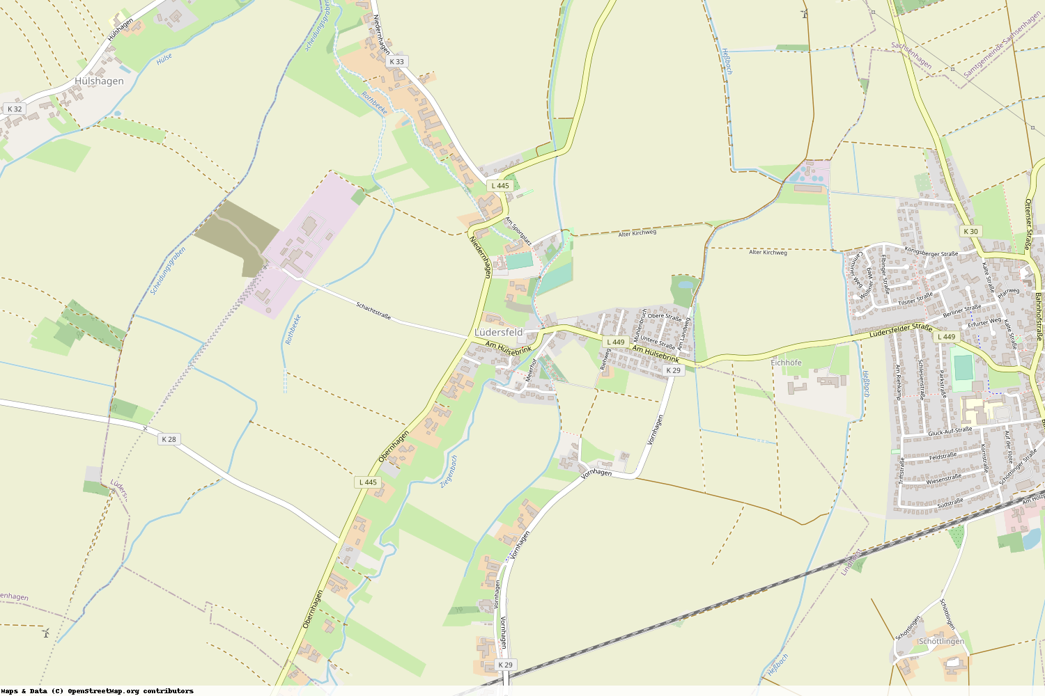 Ist gerade Stromausfall in Niedersachsen - Schaumburg - Lüdersfeld?