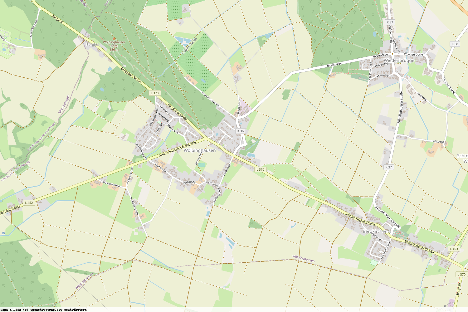 Ist gerade Stromausfall in Niedersachsen - Schaumburg - Wölpinghausen?