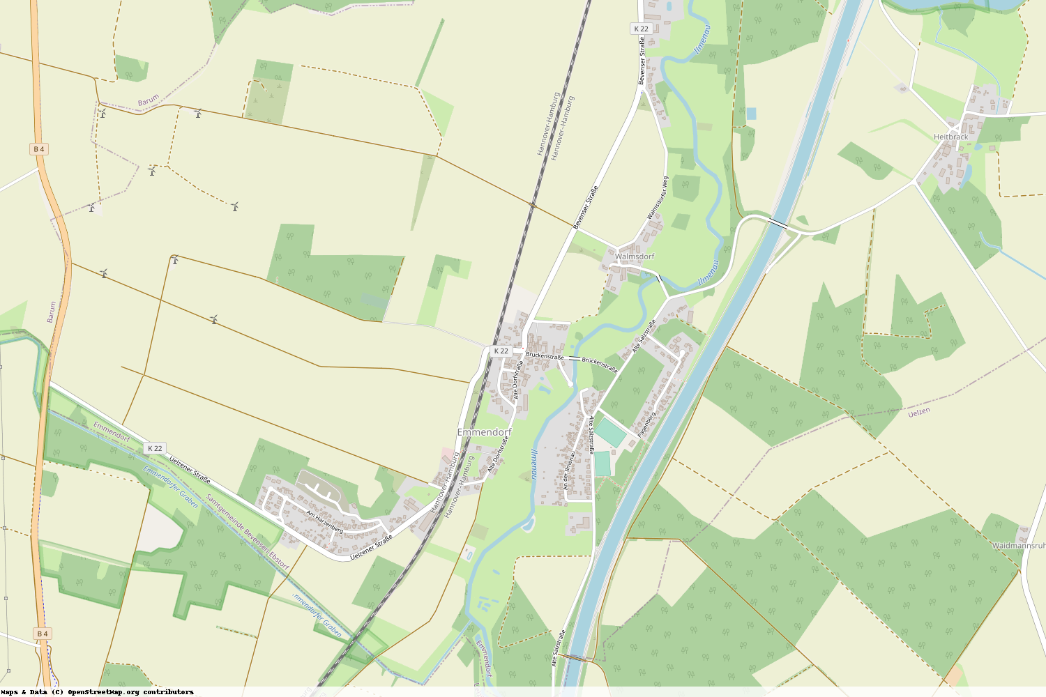 Ist gerade Stromausfall in Niedersachsen - Uelzen - Emmendorf?