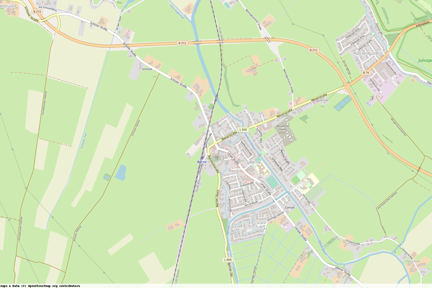 Ist gerade Stromausfall in Niedersachsen - Wesermarsch - Berne?
