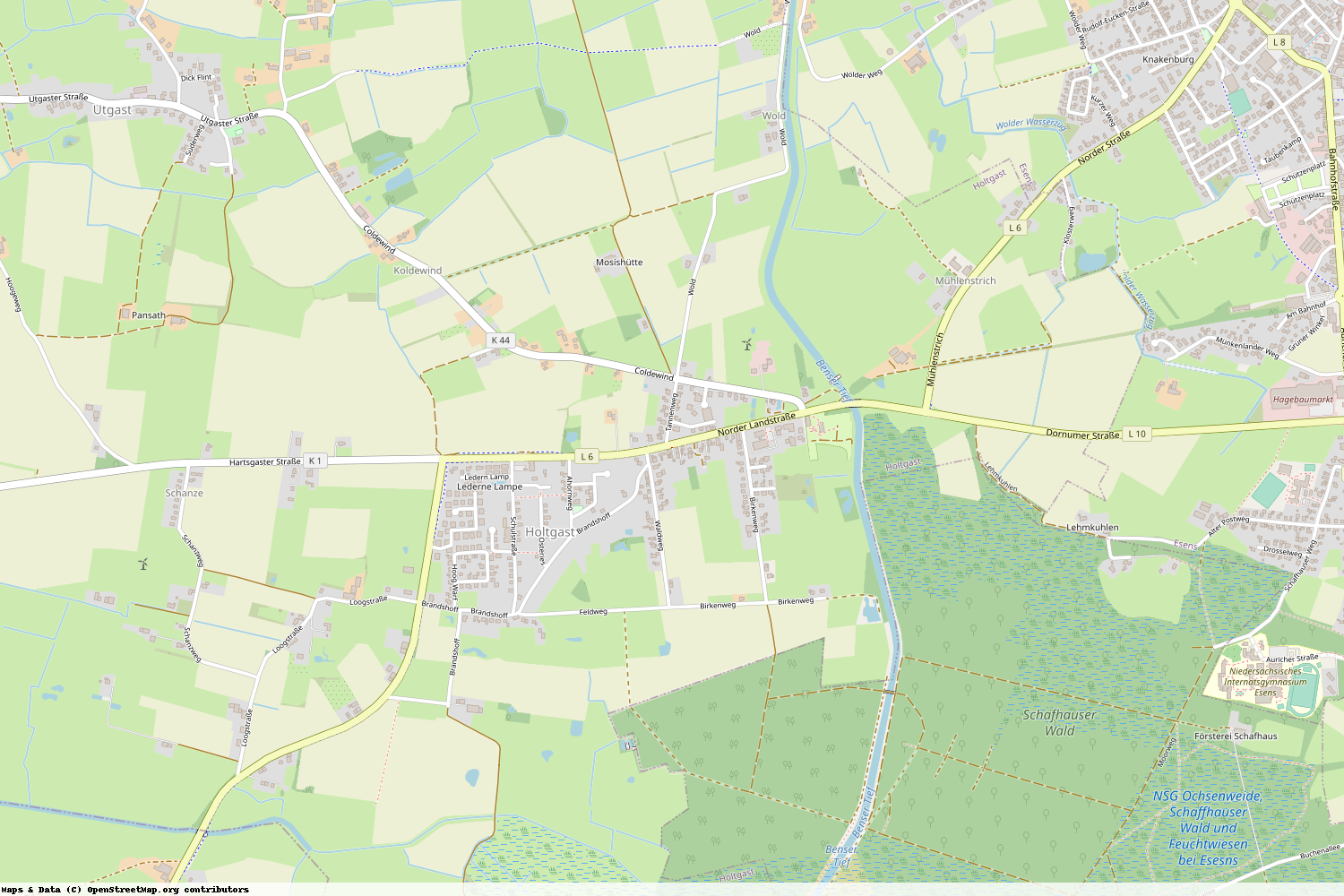 Ist gerade Stromausfall in Niedersachsen - Wittmund - Holtgast?