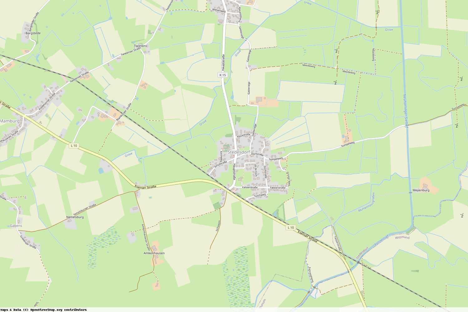 Ist gerade Stromausfall in Niedersachsen - Wittmund - Stedesdorf?