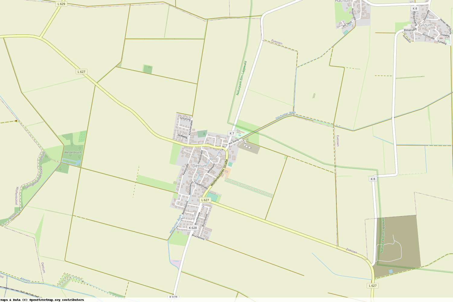 Ist gerade Stromausfall in Niedersachsen - Wolfenbüttel - Dettum?
