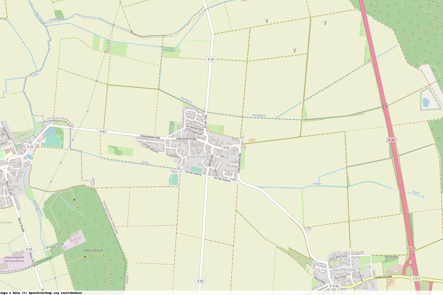 Ist gerade Stromausfall in Niedersachsen - Wolfenbüttel - Flöthe?