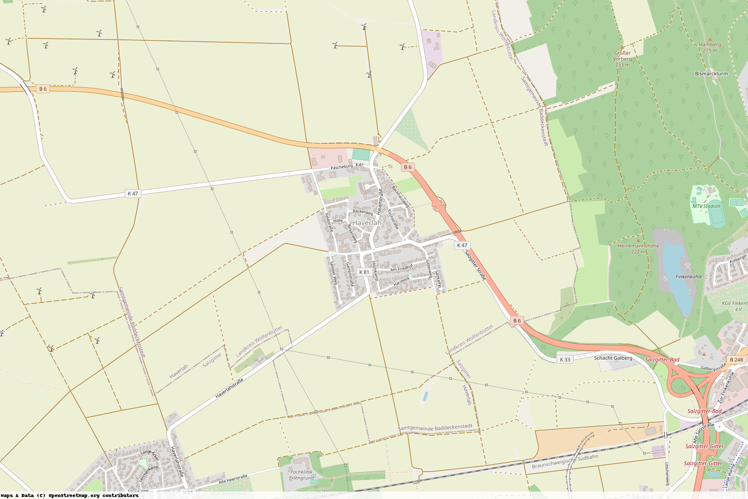 Ist gerade Stromausfall in Niedersachsen - Wolfenbüttel - Haverlah?