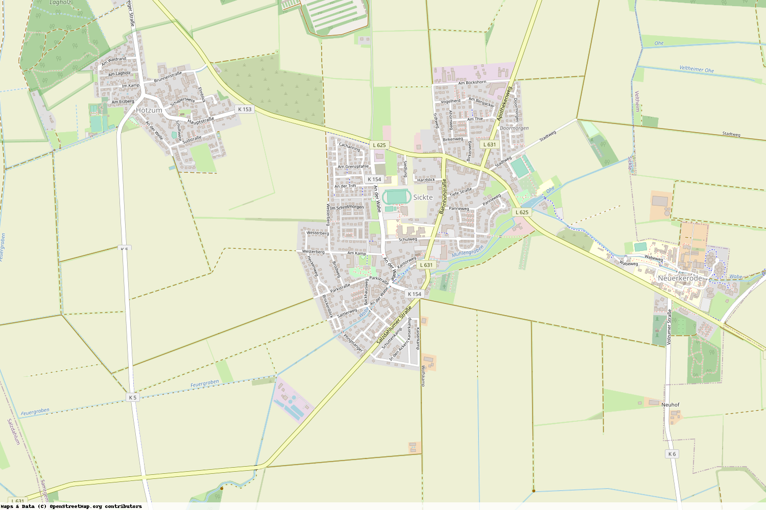 Ist gerade Stromausfall in Niedersachsen - Wolfenbüttel - Sickte?