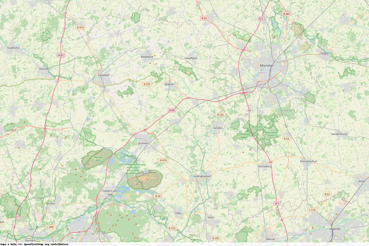 Ist gerade Stromausfall in Nordrhein-Westfalen - Coesfeld?