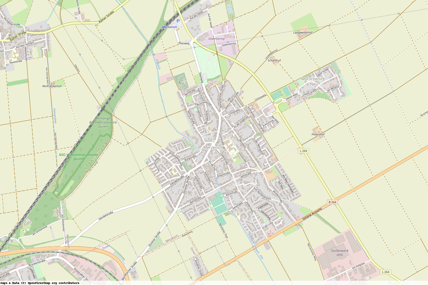 Ist gerade Stromausfall in Nordrhein-Westfalen - Düren - Merzenich?