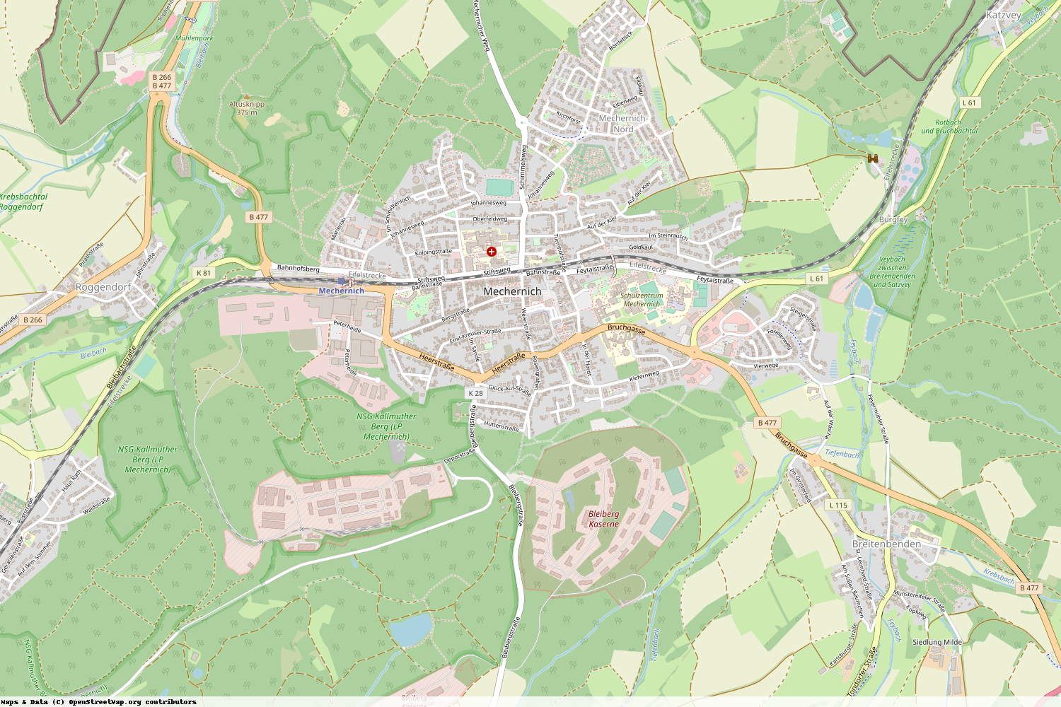 Ist gerade Stromausfall in Nordrhein-Westfalen - Euskirchen - Mechernich?
