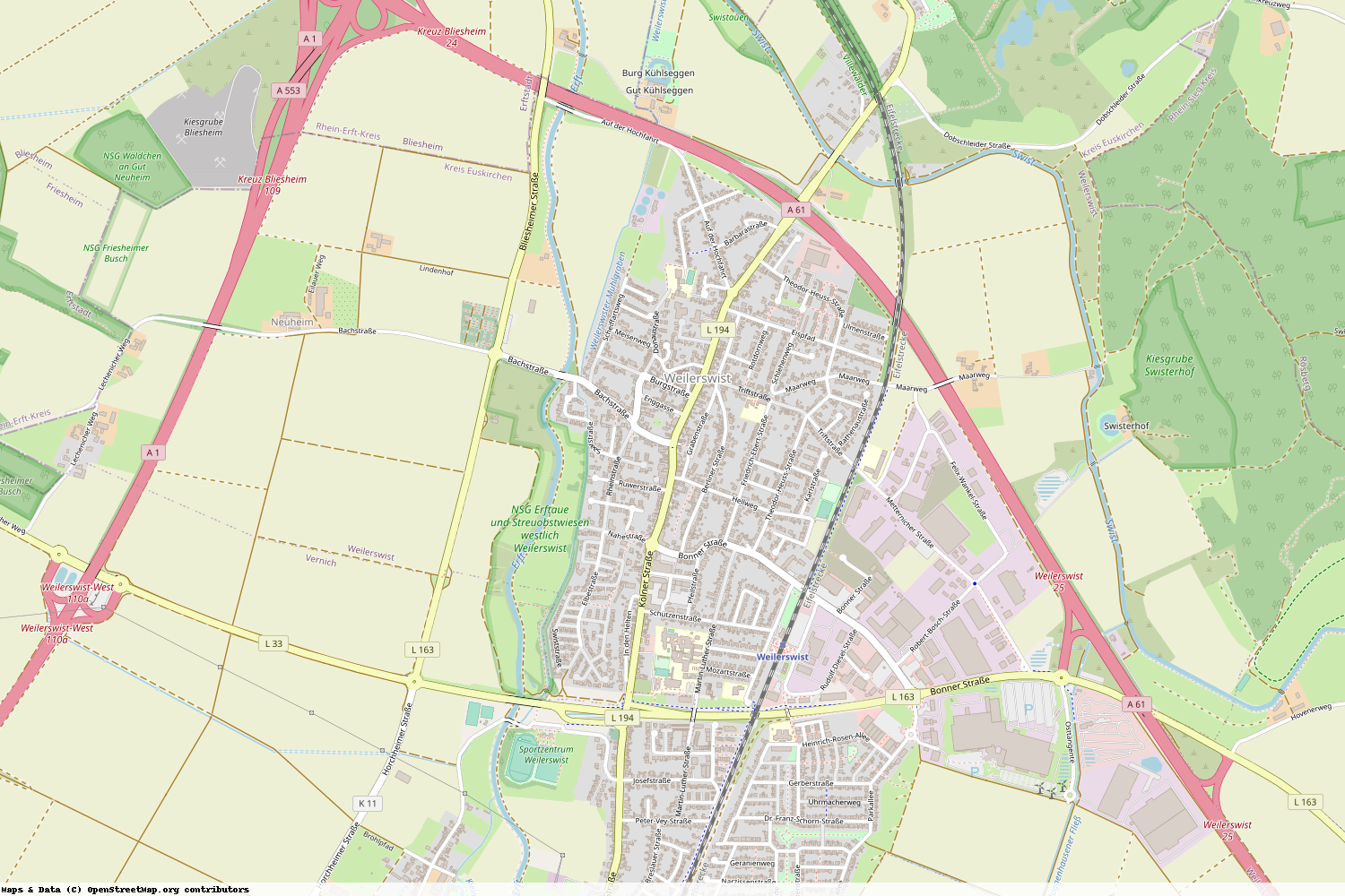 Ist gerade Stromausfall in Nordrhein-Westfalen - Euskirchen - Weilerswist?
