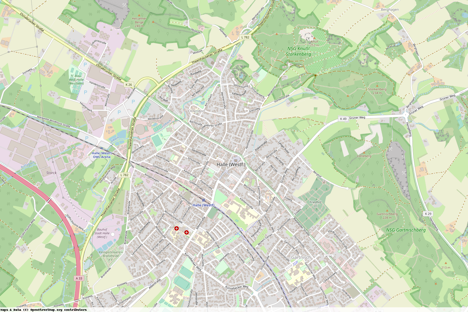 Ist gerade Stromausfall in Nordrhein-Westfalen - Gütersloh - Halle (Westf.)?