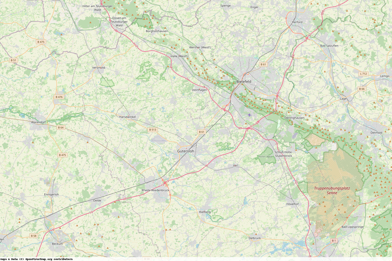 Ist gerade Stromausfall in Nordrhein-Westfalen - Gütersloh?