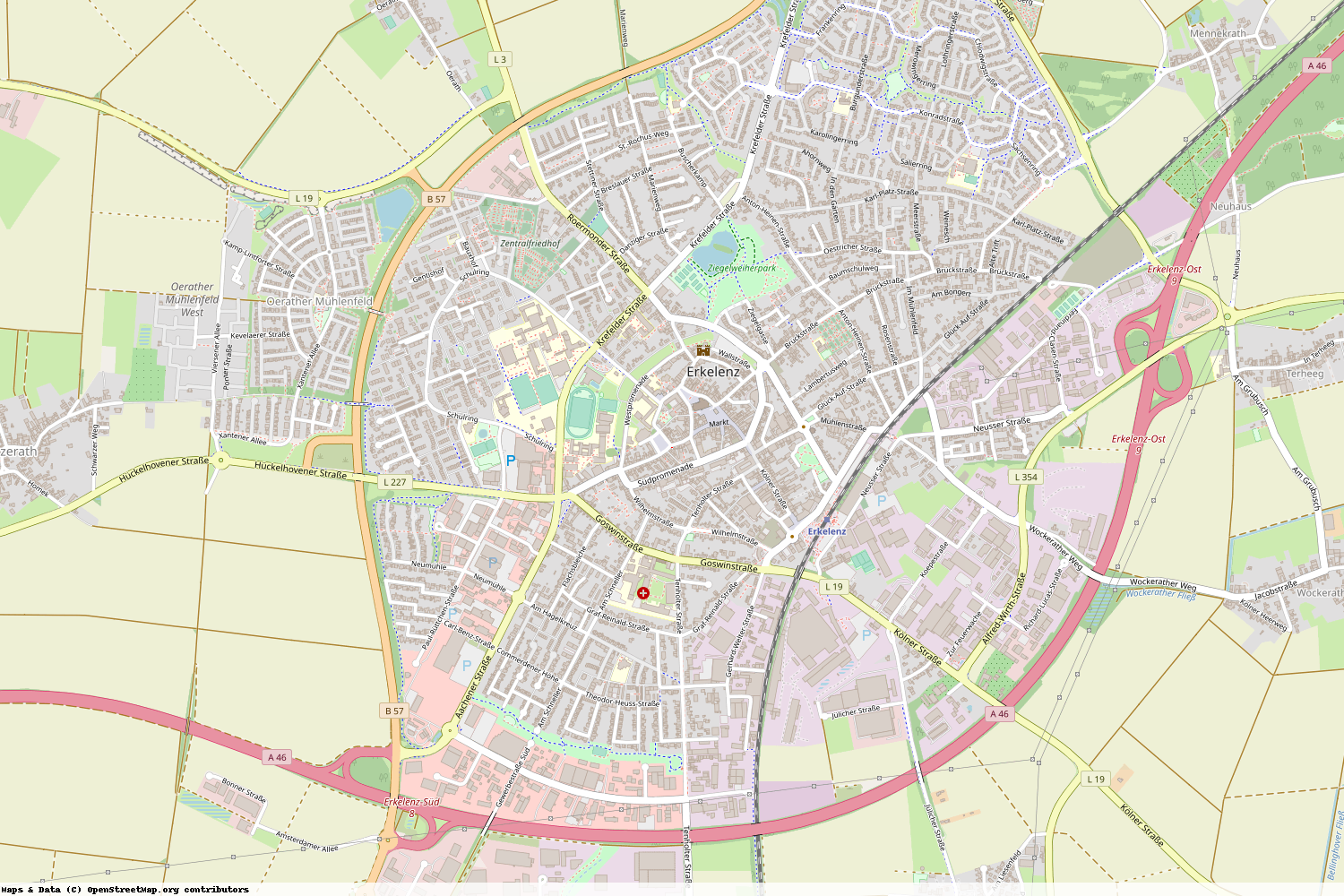 Ist gerade Stromausfall in Nordrhein-Westfalen - Heinsberg - Erkelenz?