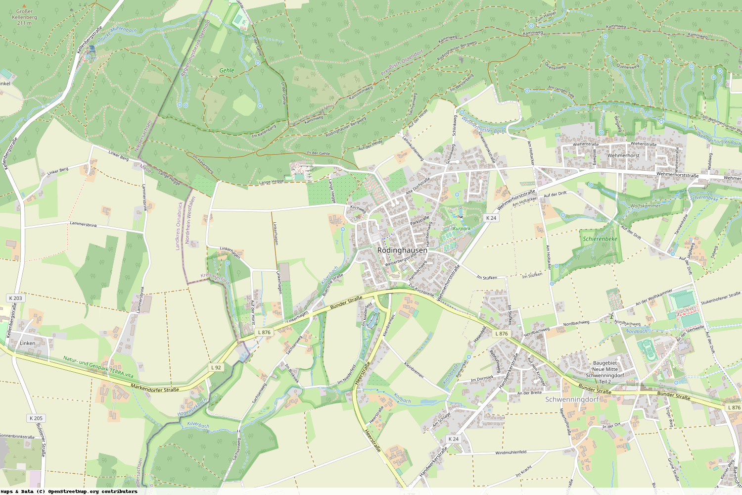 Ist gerade Stromausfall in Nordrhein-Westfalen - Herford - Rödinghausen?