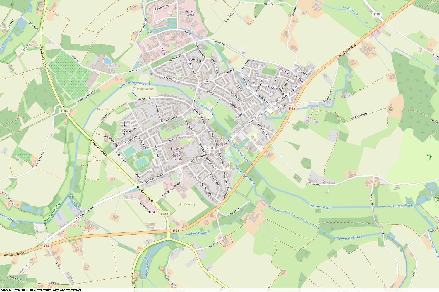 Ist gerade Stromausfall in Nordrhein-Westfalen - Kleve - Issum?