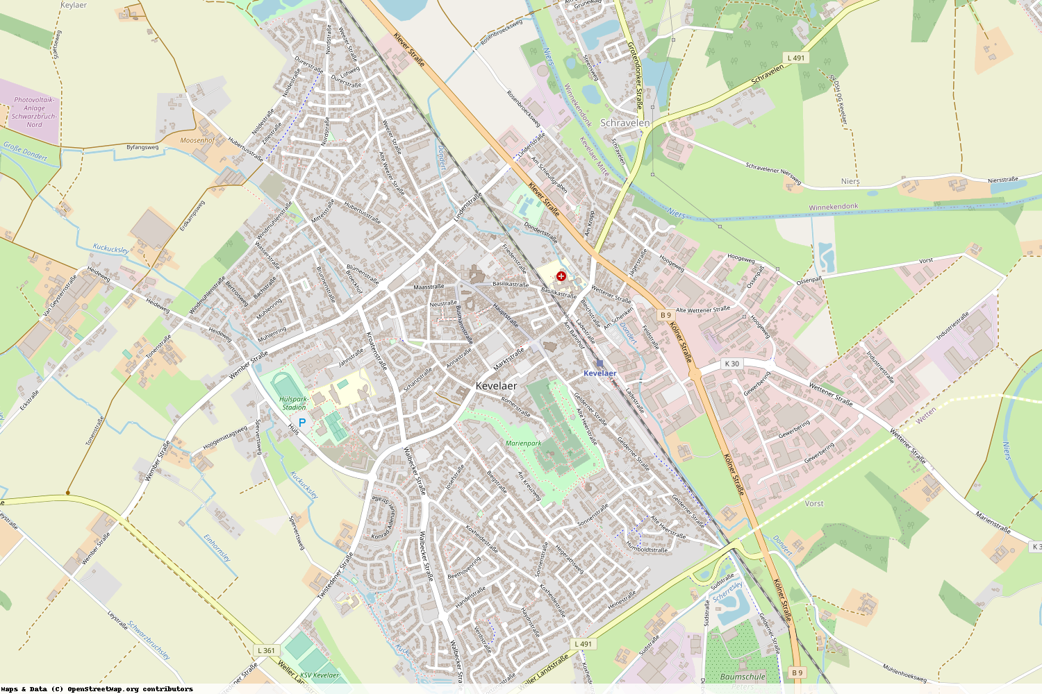 Ist gerade Stromausfall in Nordrhein-Westfalen - Kleve - Kevelaer?