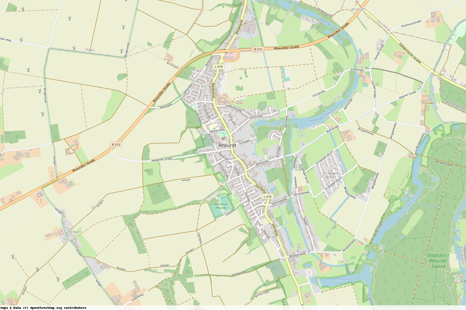 Ist gerade Stromausfall in Nordrhein-Westfalen - Kleve - Rheurdt?