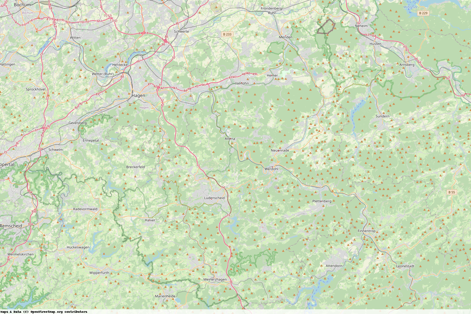 Ist gerade Stromausfall in Nordrhein-Westfalen - Märkischer Kreis?