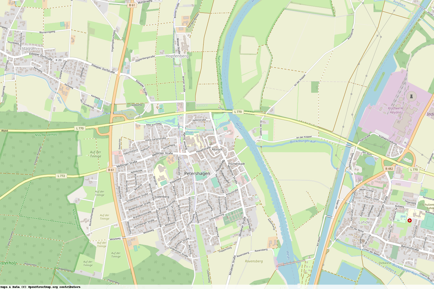 Ist gerade Stromausfall in Nordrhein-Westfalen - Minden-Lübbecke - Petershagen?