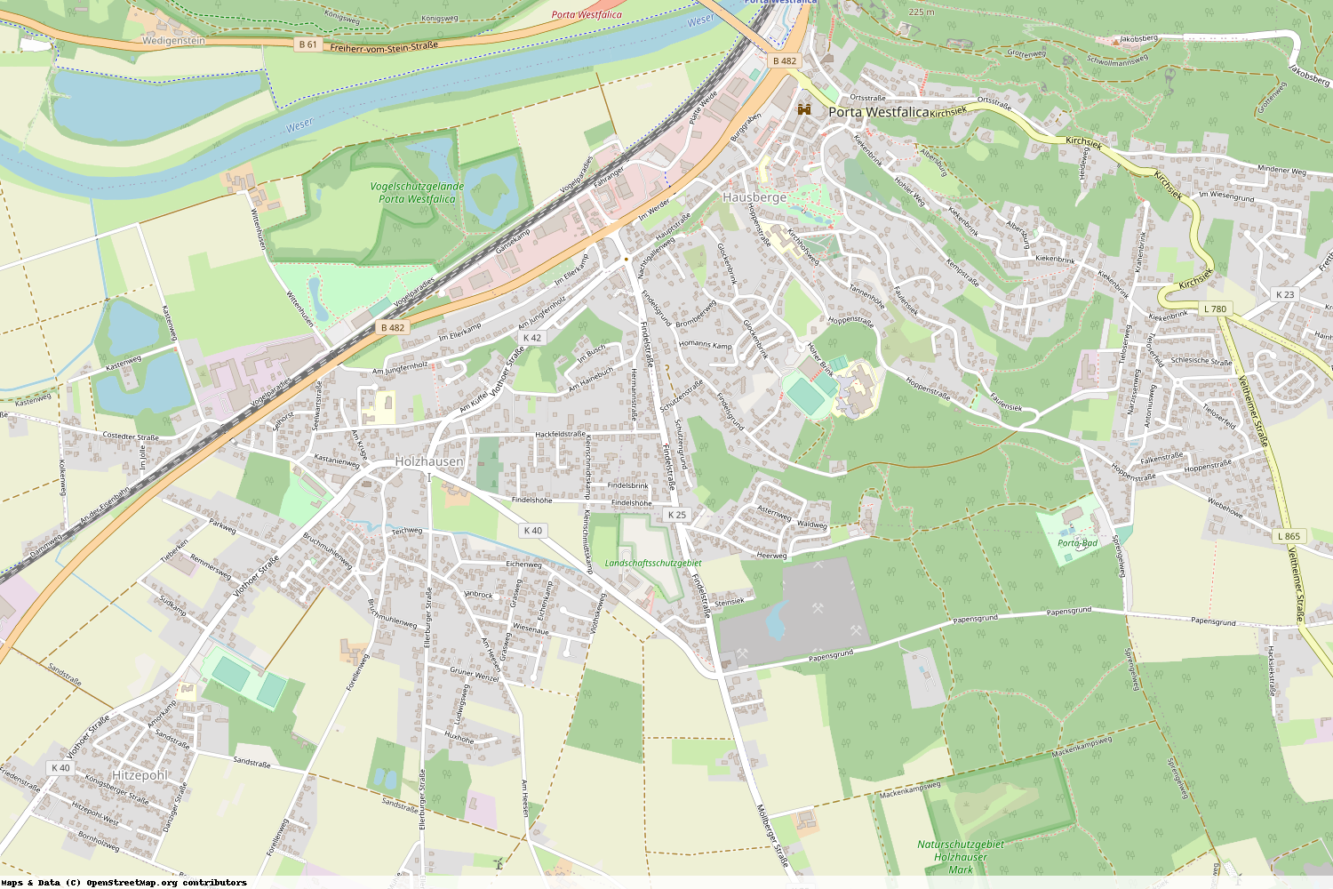 Ist gerade Stromausfall in Nordrhein-Westfalen - Minden-Lübbecke - Porta Westfalica?