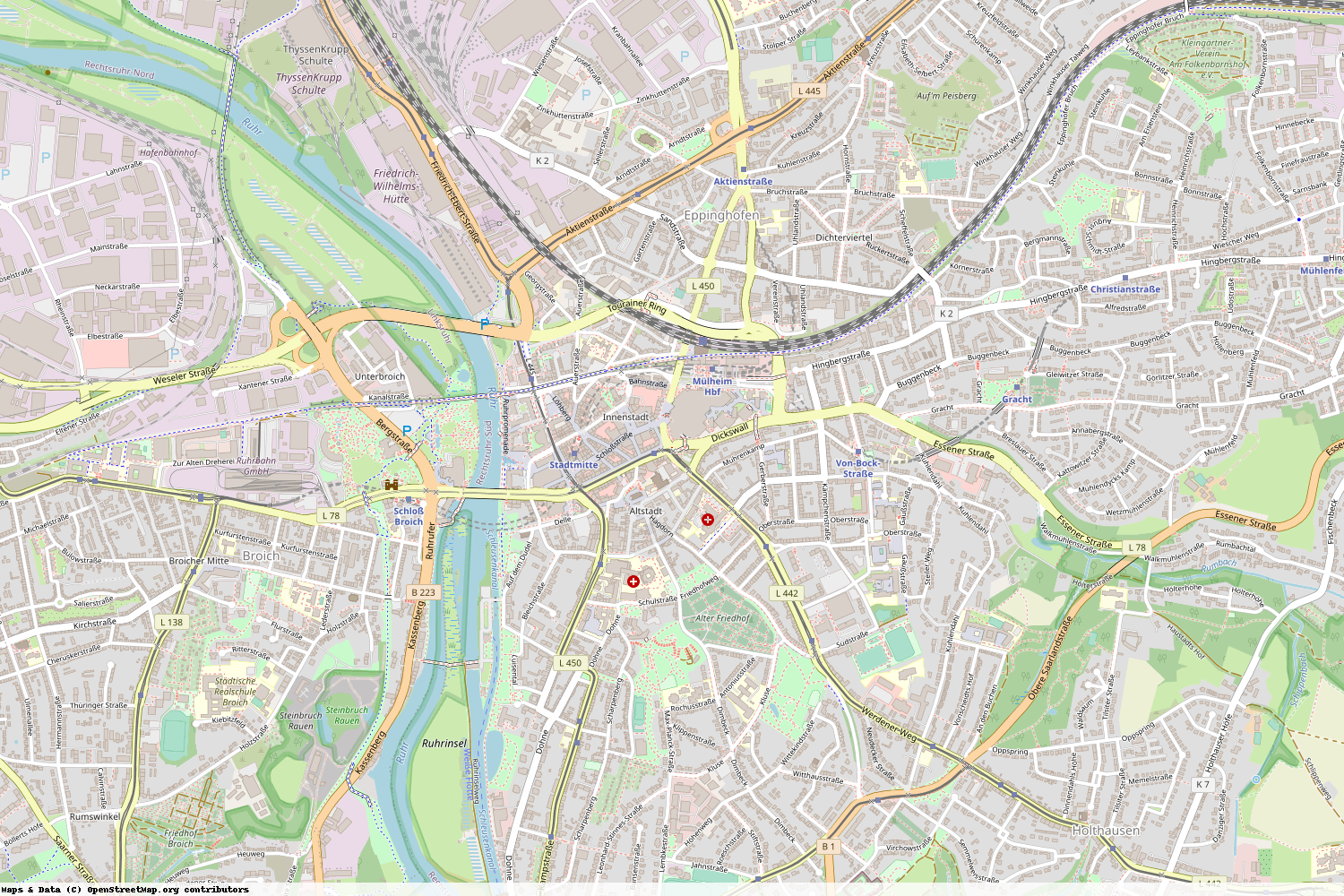 Ist gerade Stromausfall in Nordrhein-Westfalen - Mülheim an der Ruhr?