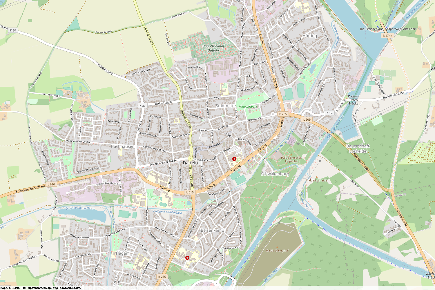 Ist gerade Stromausfall in Nordrhein-Westfalen - Recklinghausen - Datteln?