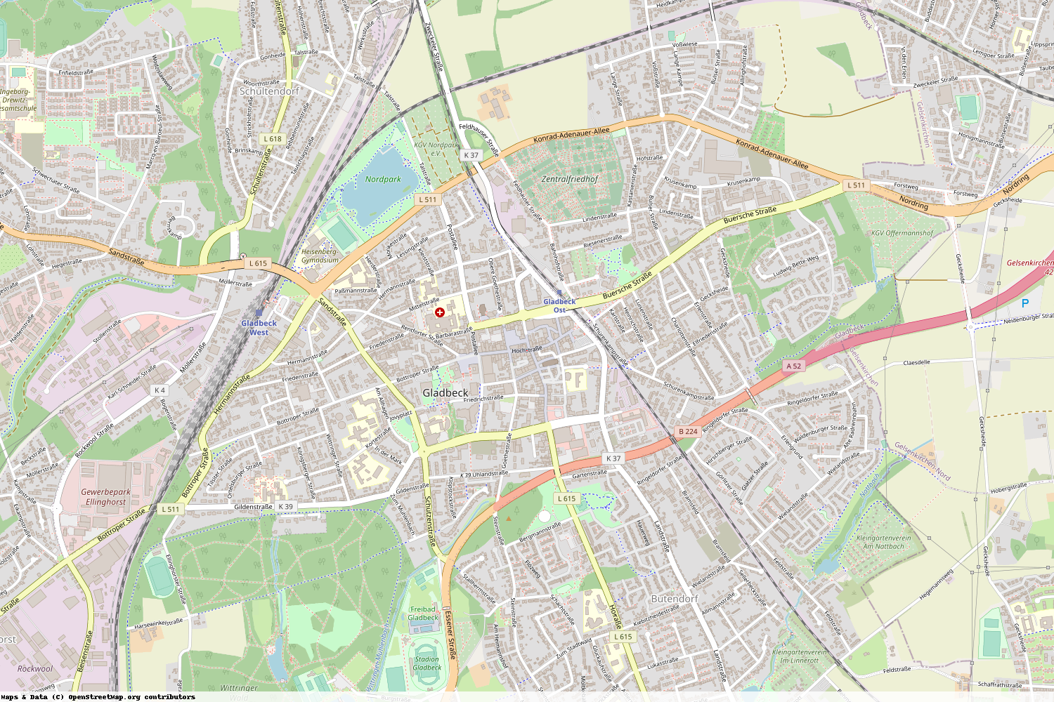 Ist gerade Stromausfall in Nordrhein-Westfalen - Recklinghausen - Gladbeck?