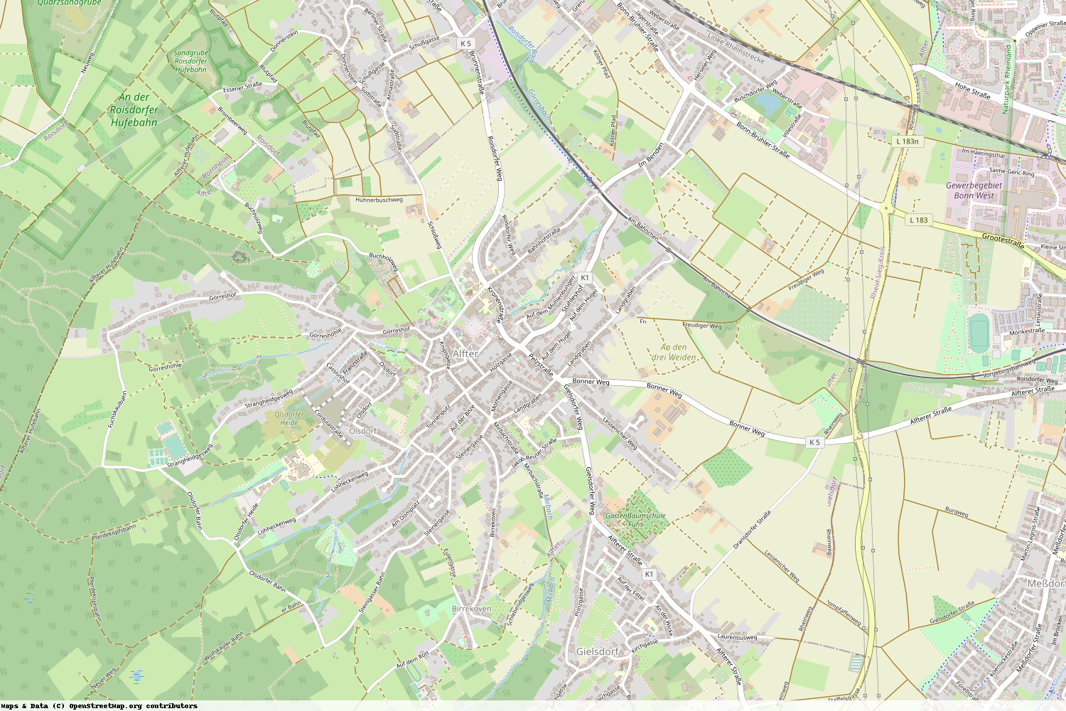 Ist gerade Stromausfall in Nordrhein-Westfalen - Rhein-Sieg-Kreis - Alfter?
