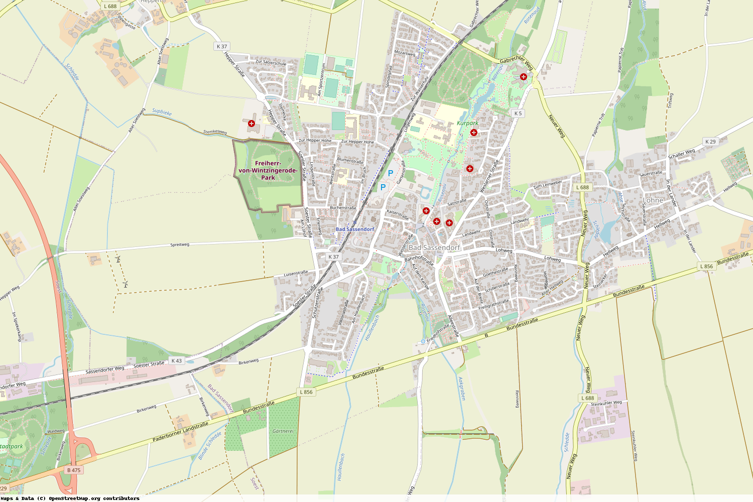 Ist gerade Stromausfall in Nordrhein-Westfalen - Soest - Bad Sassendorf?