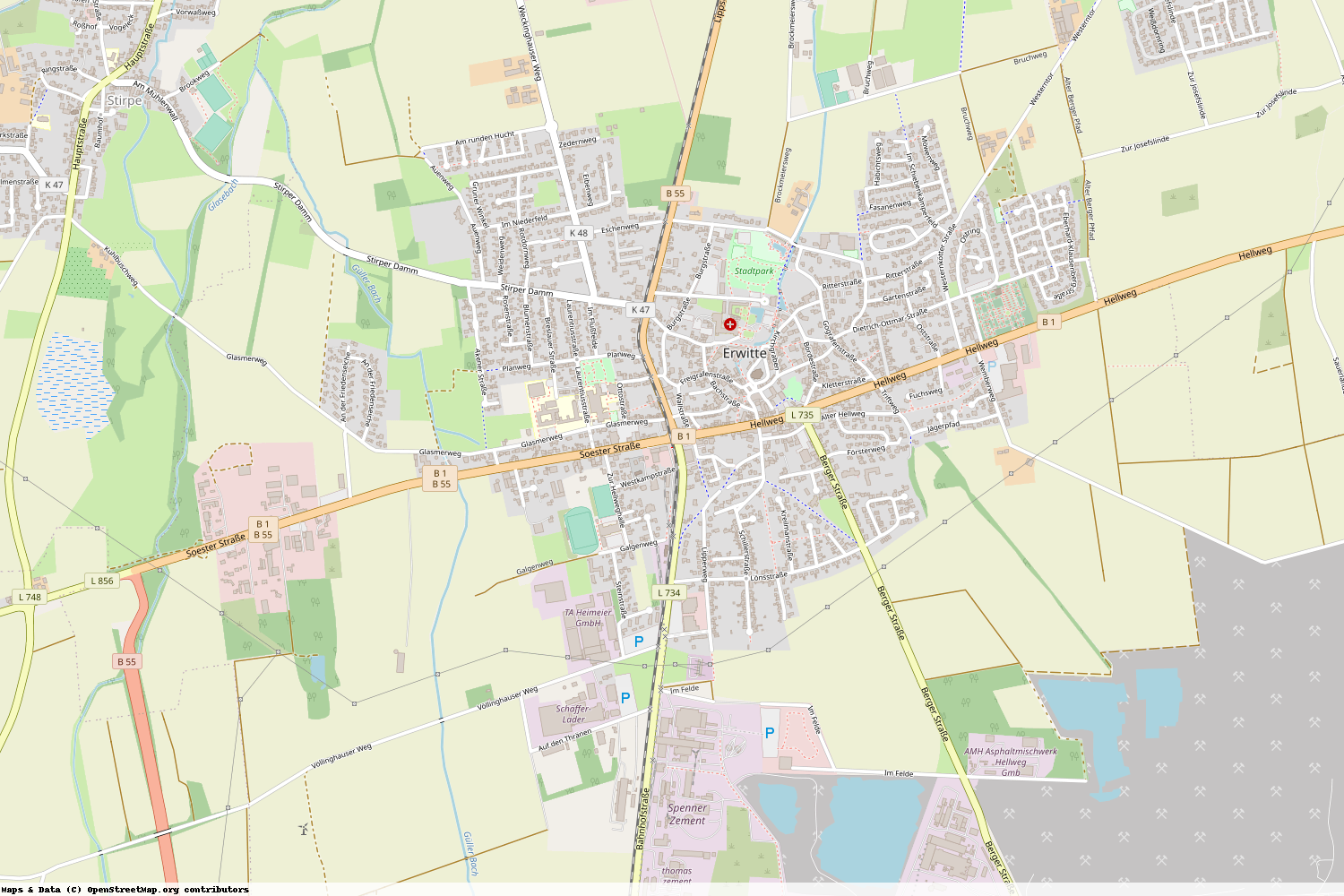 Ist gerade Stromausfall in Nordrhein-Westfalen - Soest - Erwitte?