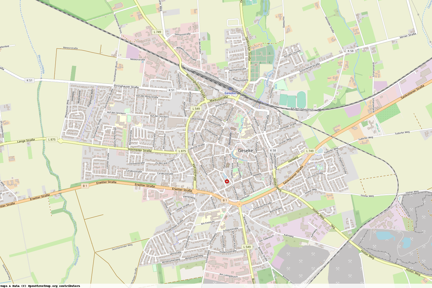 Ist gerade Stromausfall in Nordrhein-Westfalen - Soest - Geseke?