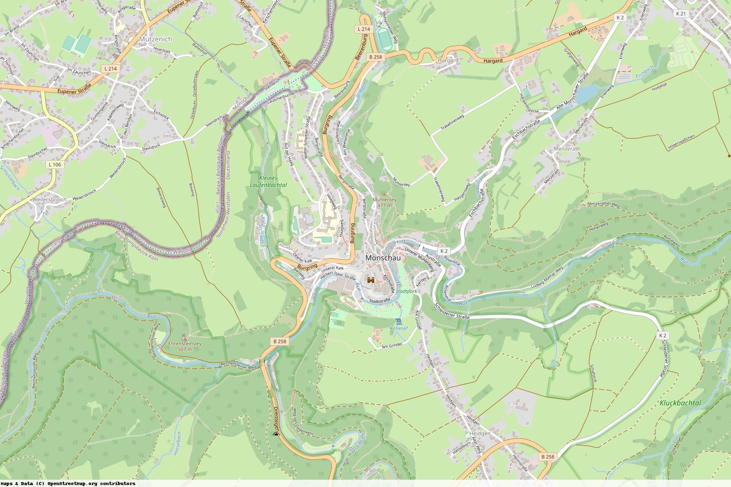 Ist gerade Stromausfall in Nordrhein-Westfalen - Städteregion Aachen - Monschau?