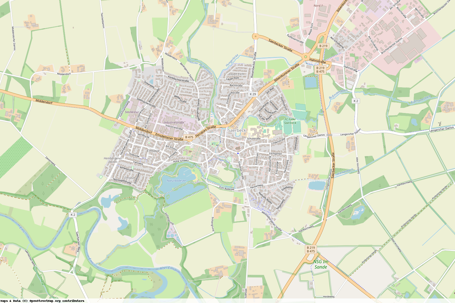 Ist gerade Stromausfall in Nordrhein-Westfalen - Steinfurt - Saerbeck?