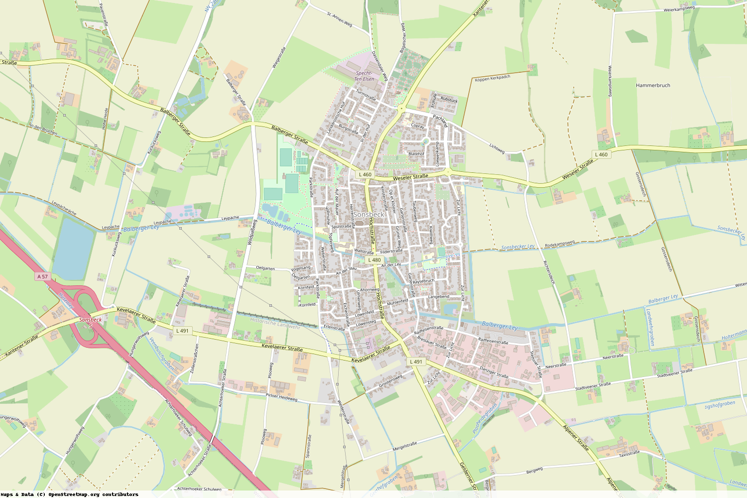 Ist gerade Stromausfall in Nordrhein-Westfalen - Wesel - Sonsbeck?