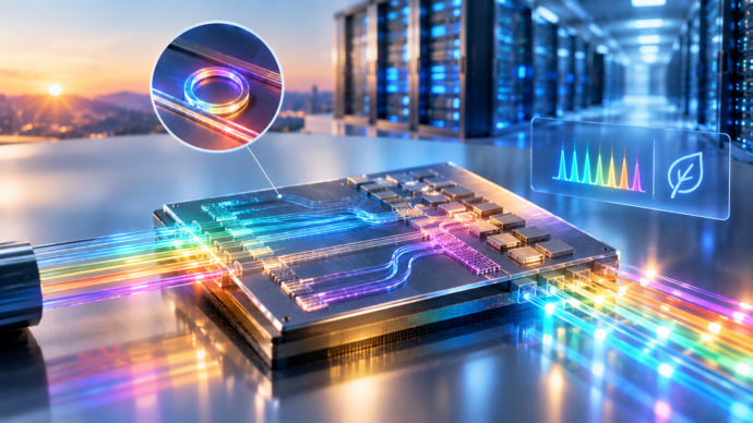 Photonen-Chips schicken Licht statt Strom durch die Leitung 3 Photonen-Chips mit Lichtdatenströmen