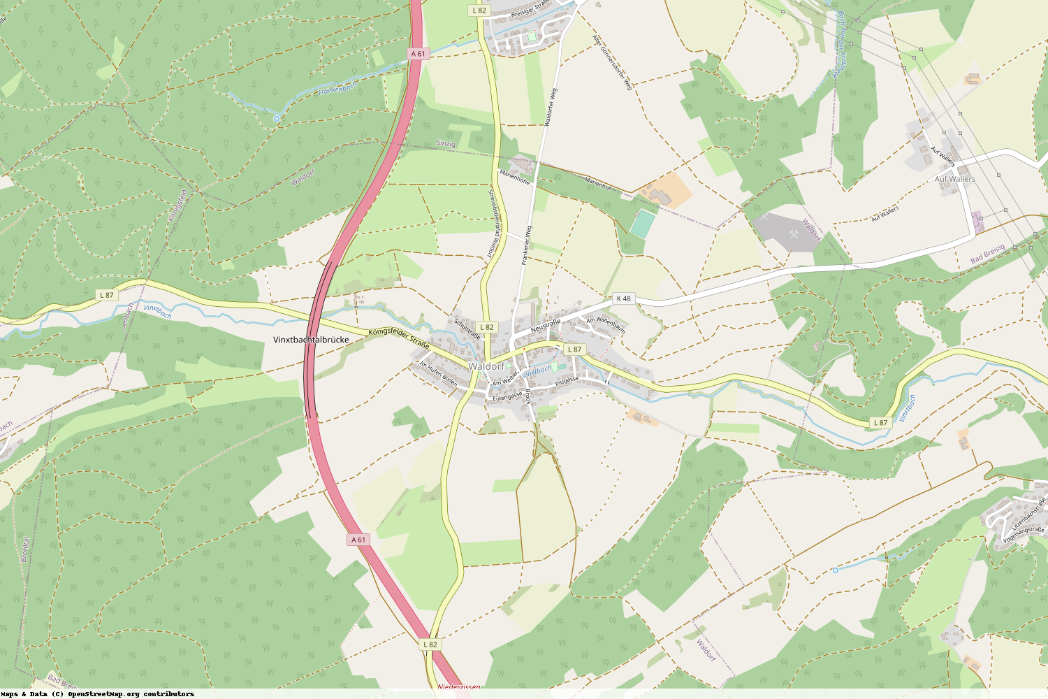 Ist gerade Stromausfall in Rheinland-Pfalz - Ahrweiler - Waldorf?