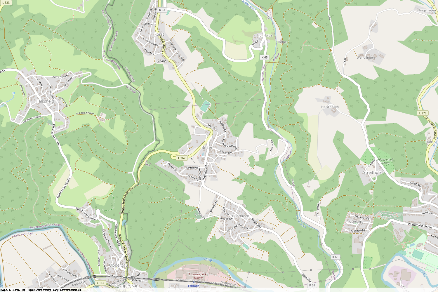 Ist gerade Stromausfall in Rheinland-Pfalz - Altenkirchen (Westerwald) - Bitzen?