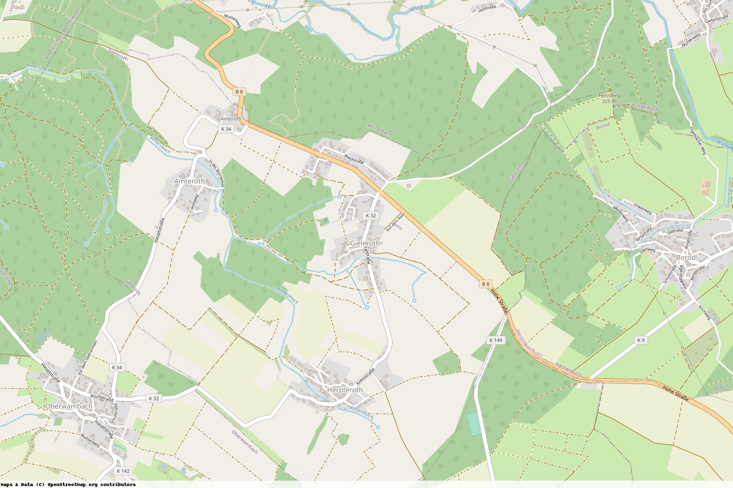 Ist gerade Stromausfall in Rheinland-Pfalz - Altenkirchen (Westerwald) - Gieleroth?