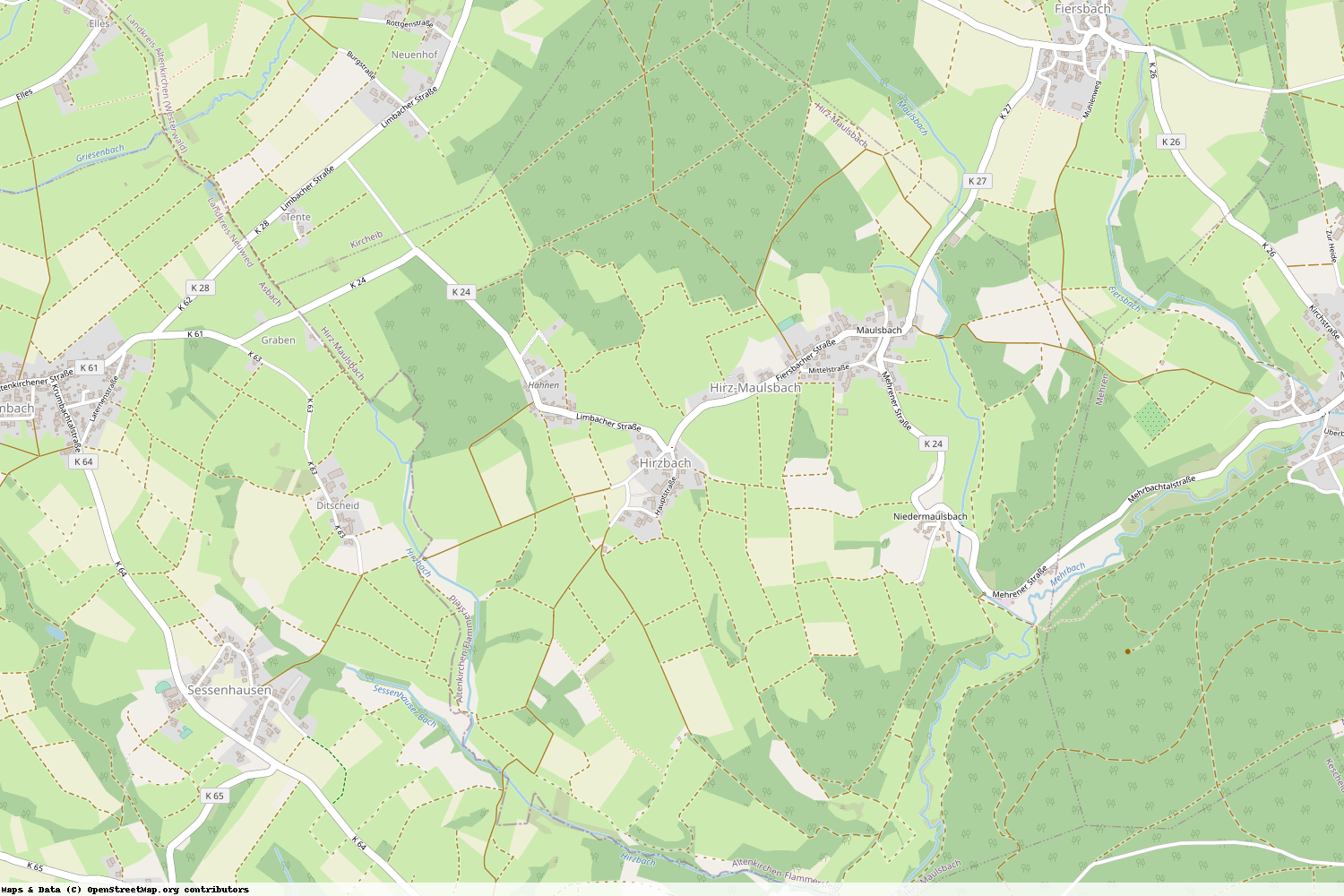Ist gerade Stromausfall in Rheinland-Pfalz - Altenkirchen (Westerwald) - Hirz-Maulsbach?