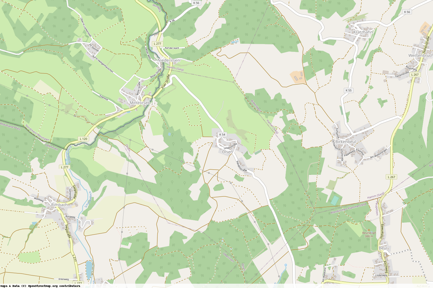 Ist gerade Stromausfall in Rheinland-Pfalz - Altenkirchen (Westerwald) - Ölsen?