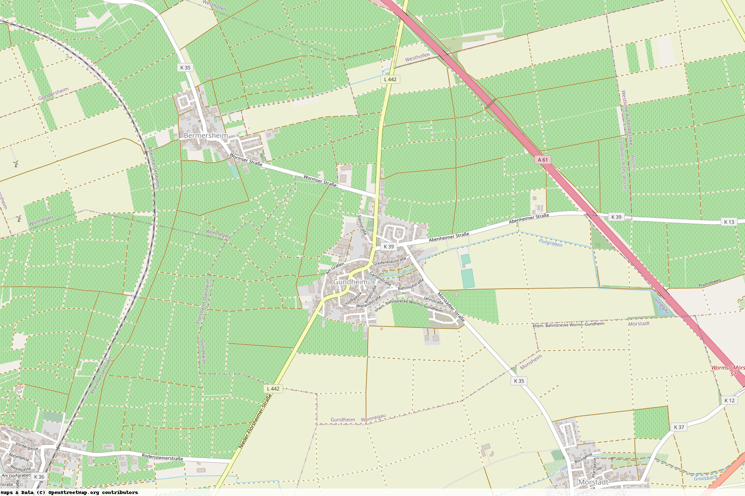 Ist gerade Stromausfall in Rheinland-Pfalz - Alzey-Worms - Gundheim?