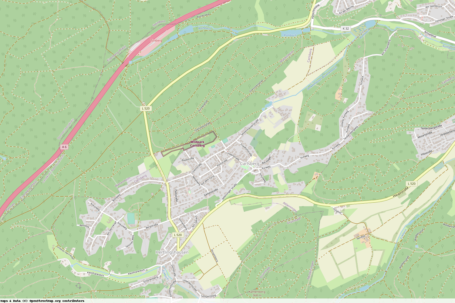 Ist gerade Stromausfall in Rheinland-Pfalz - Bad Dürkheim - Carlsberg?