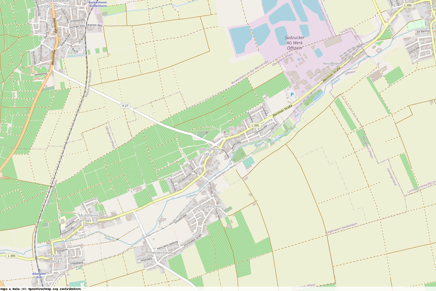 Ist gerade Stromausfall in Rheinland-Pfalz - Bad Dürkheim - Obrigheim (Pfalz)?
