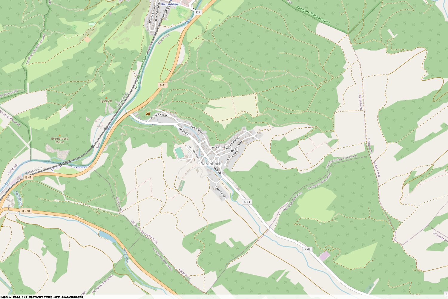 Ist gerade Stromausfall in Rheinland-Pfalz - Bad Kreuznach - Bärenbach?