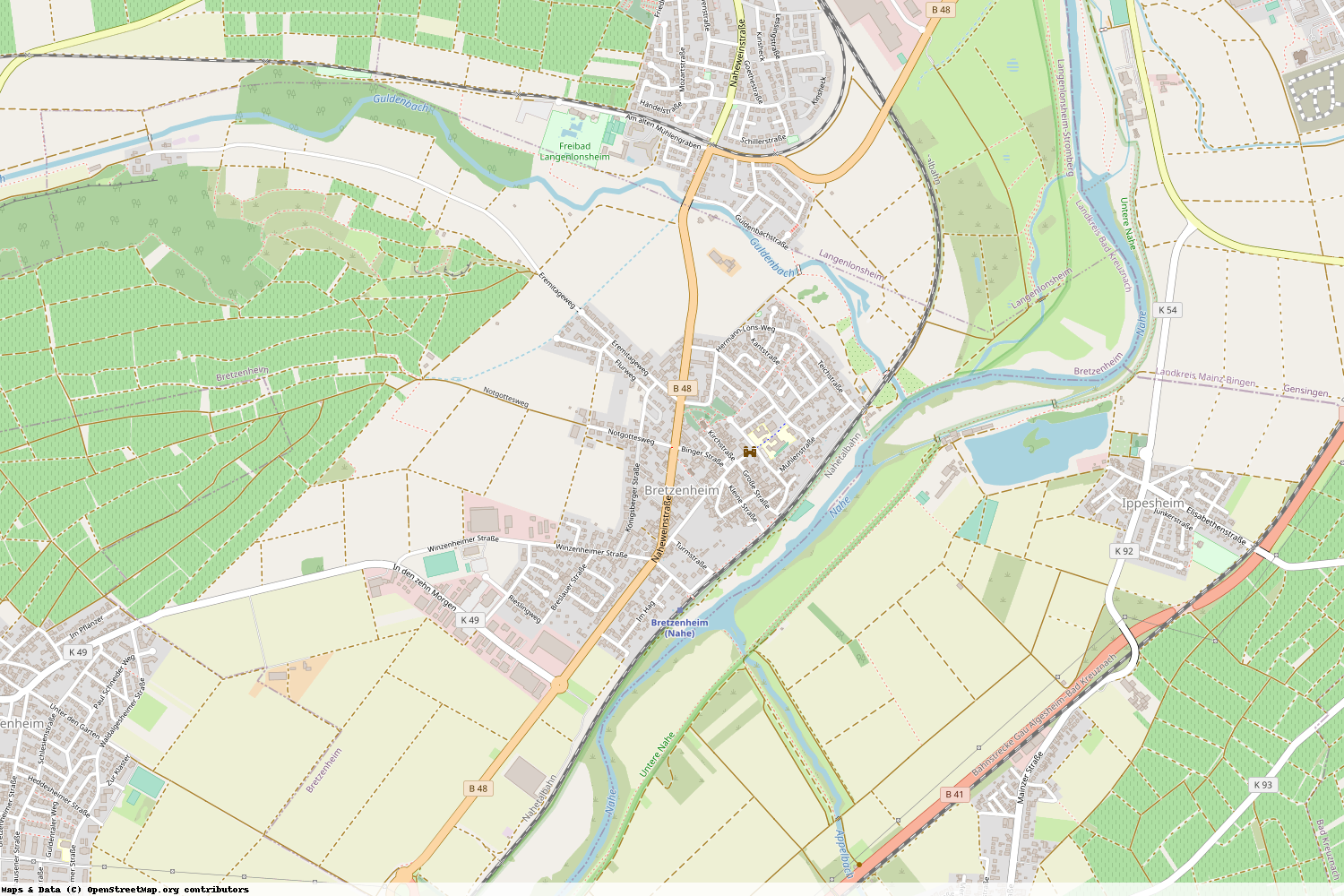 Ist gerade Stromausfall in Rheinland-Pfalz - Bad Kreuznach - Bretzenheim?